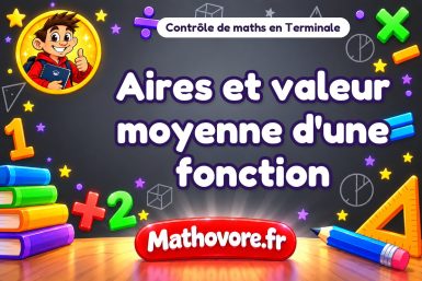 Aires et valeur moyenne d’une fonction