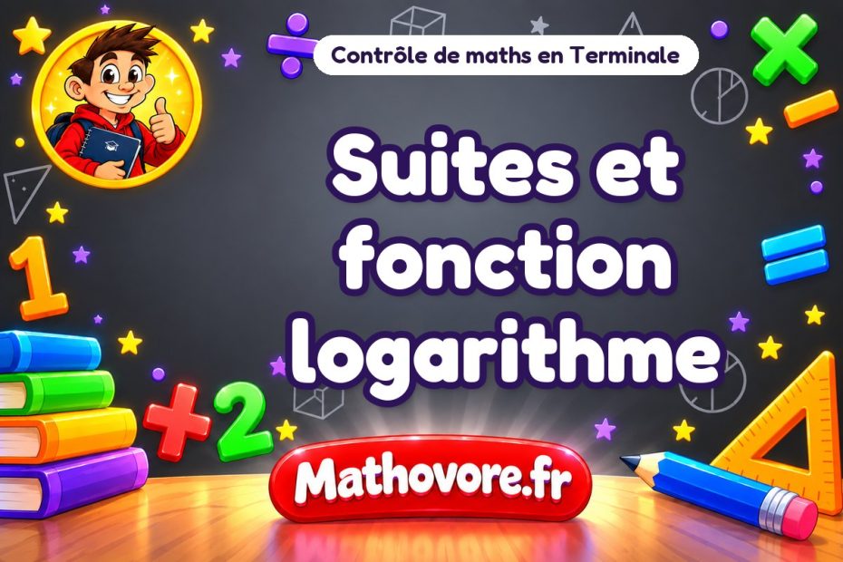 Contrôle de maths Terminale : suites et fonction logarithme