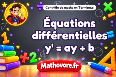 Équations différentielles y’ = ay + b