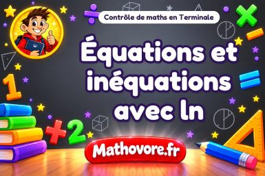 Équations et inéquations avec ln