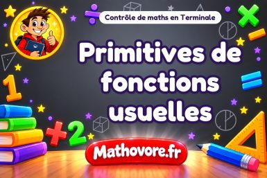 Primitives de fonctions usuelles
