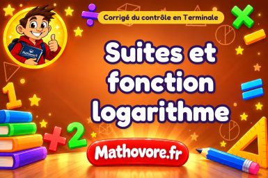 Corrigé du contrôle de maths Terminale : suites et fonction logarithme
