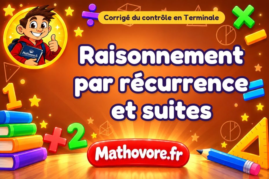 Corrigé du contrôle de maths Terminale : raisonnement par récurrence et suites