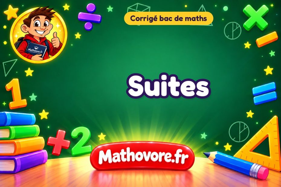 Corrigé bac de maths : Suites, exercices des annales