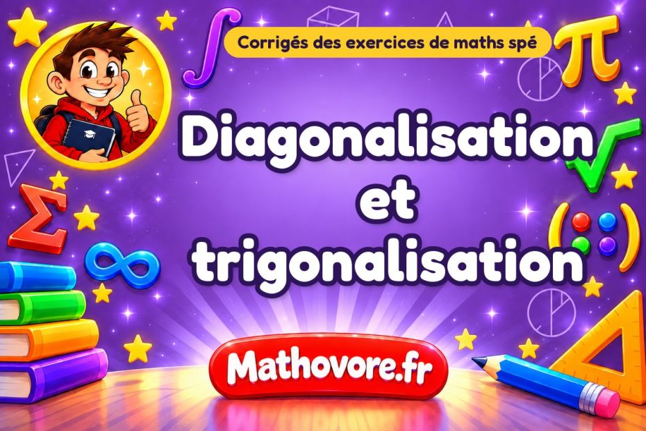 Diagonalisation et trigonalisation : corrigé des exercices de maths spé