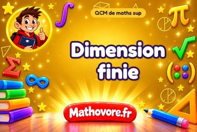 Dimension finie : QCM de maths sup