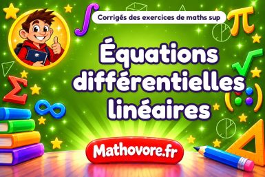 Équations différentielles linéaires : corrigé des exercices de maths sup