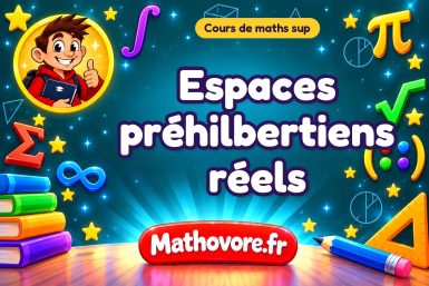 Espaces préhilbertiens réels