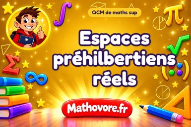 Espaces préhilbertiens réels