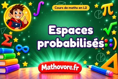 Espaces probabilisés : cours de maths en L2 en PDF