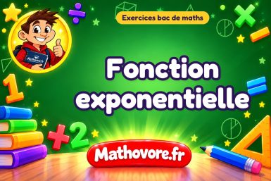 Exercices bac de maths : Fonction exponentielle, sujets des annales