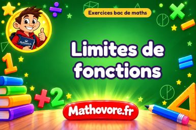 Exercices bac de maths : Limites de fonctions, sujets des annales