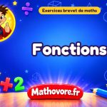 Exercices brevet de maths : Fonctions, sujets des annales