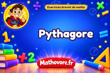 Exercices brevet de maths : Pythagore, sujets des annales