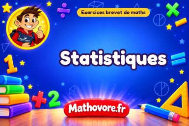 Exercices brevet de maths : Statistiques, sujets des annales