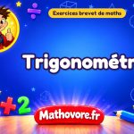 Exercices brevet de maths : Trigonométrie, sujets des annales