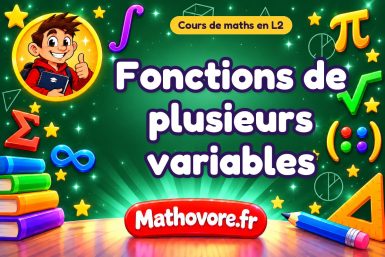 Fonctions de plusieurs variables : cours de maths en L2 en PDF