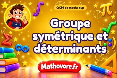 Groupe symétrique et déterminants