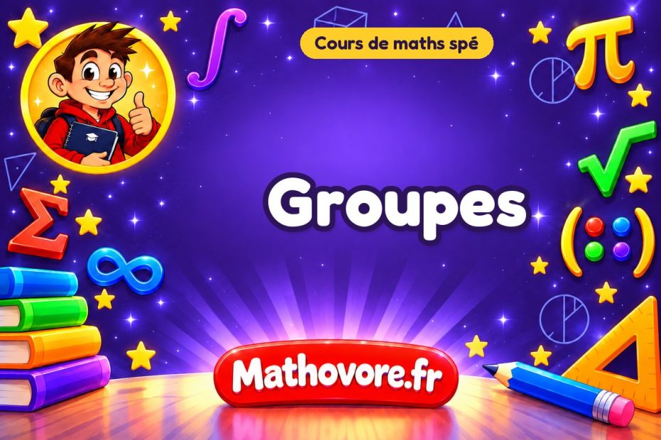Groupes : cours de maths spé en PDF