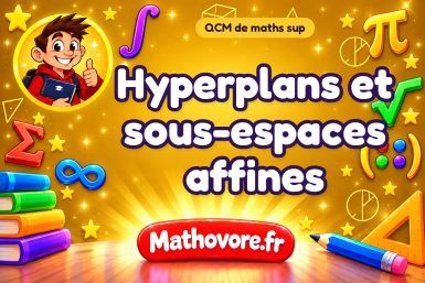 Hyperplans et sous-espaces affines