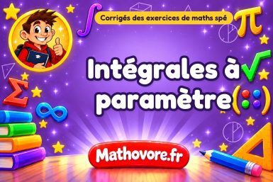 Intégrales à paramètre : corrigé des exercices de maths spé