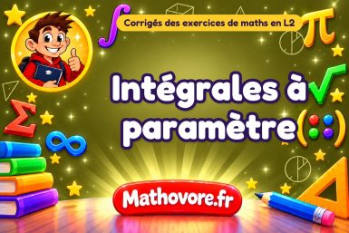 Intégrales à paramètre : corrigé des exercices de maths en L2