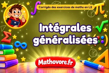 Intégrales généralisées : corrigé des exercices de maths en L2