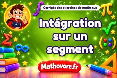 Intégration sur un segment : corrigé des exercices de maths sup