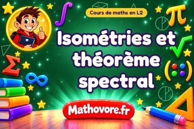 Isométries et théorème spectral