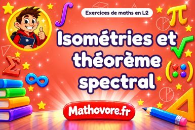 Isométries et théorème spectral