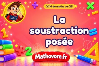 La soustraction posée