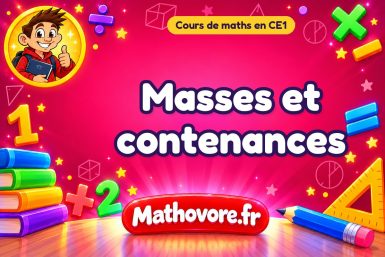 Masses et contenances