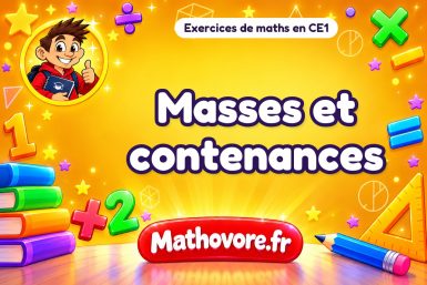 Masses et contenances