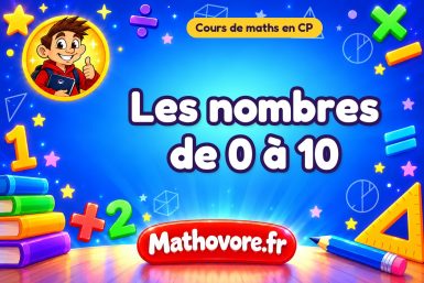 Les nombres de 0 à 10