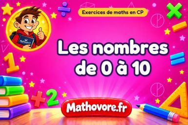 Les nombres de 0 à 10