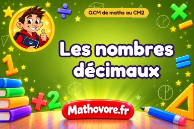 Les nombres décimaux