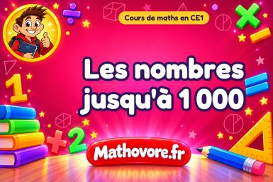 Les nombres jusqu’à 1 000