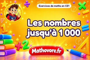 Les nombres jusqu’à 1 000