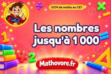 Les nombres jusqu’à 1 000