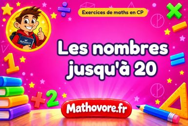 Les nombres jusqu’à 20