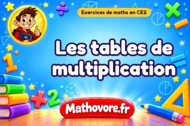 Les tables de multiplication
