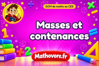 Masses et contenances