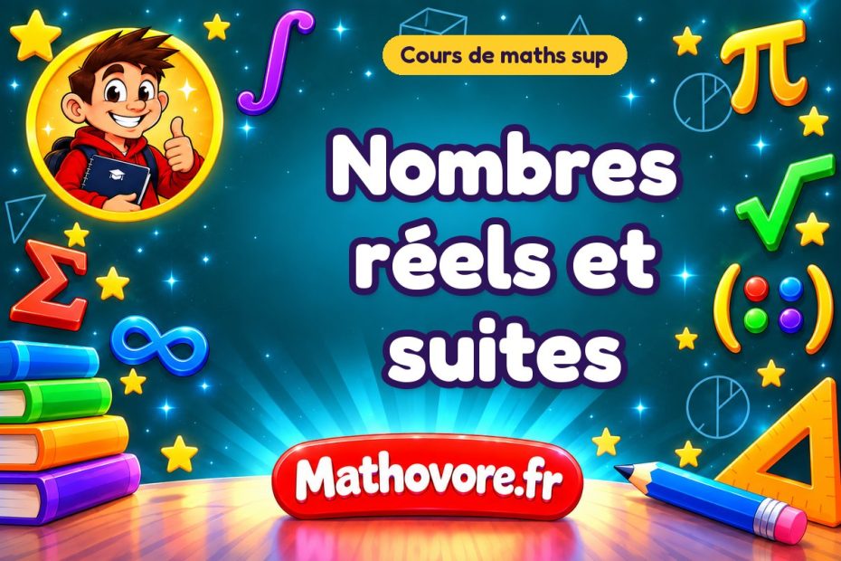 Nombres réels et suites : cours de maths sup en PDF