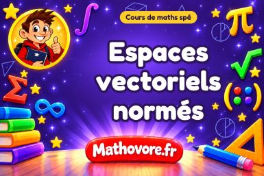 Espaces vectoriels normés