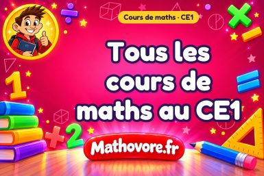 Cours de maths au CE1 à télécharger en PDF – Mathovore