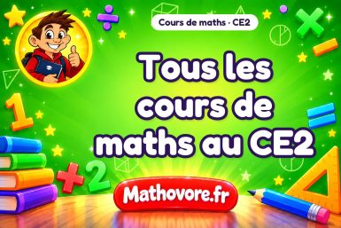 Cours de maths au CE2 à télécharger en PDF – Mathovore