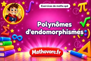 Polynômes d’endomorphismes