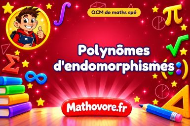 Polynômes d’endomorphismes