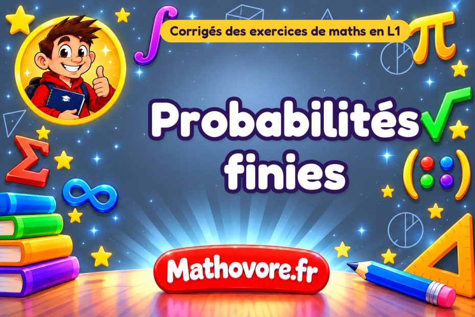 Probabilités finies : corrigé des exercices de maths en L1