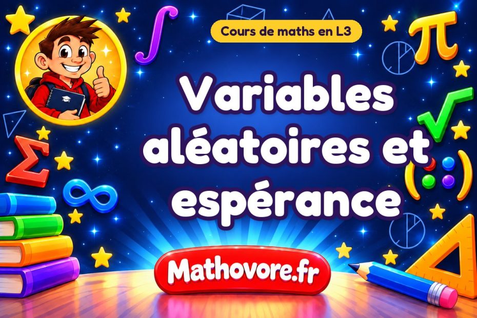 Variables aléatoires et espérance : cours de maths en L3 en PDF